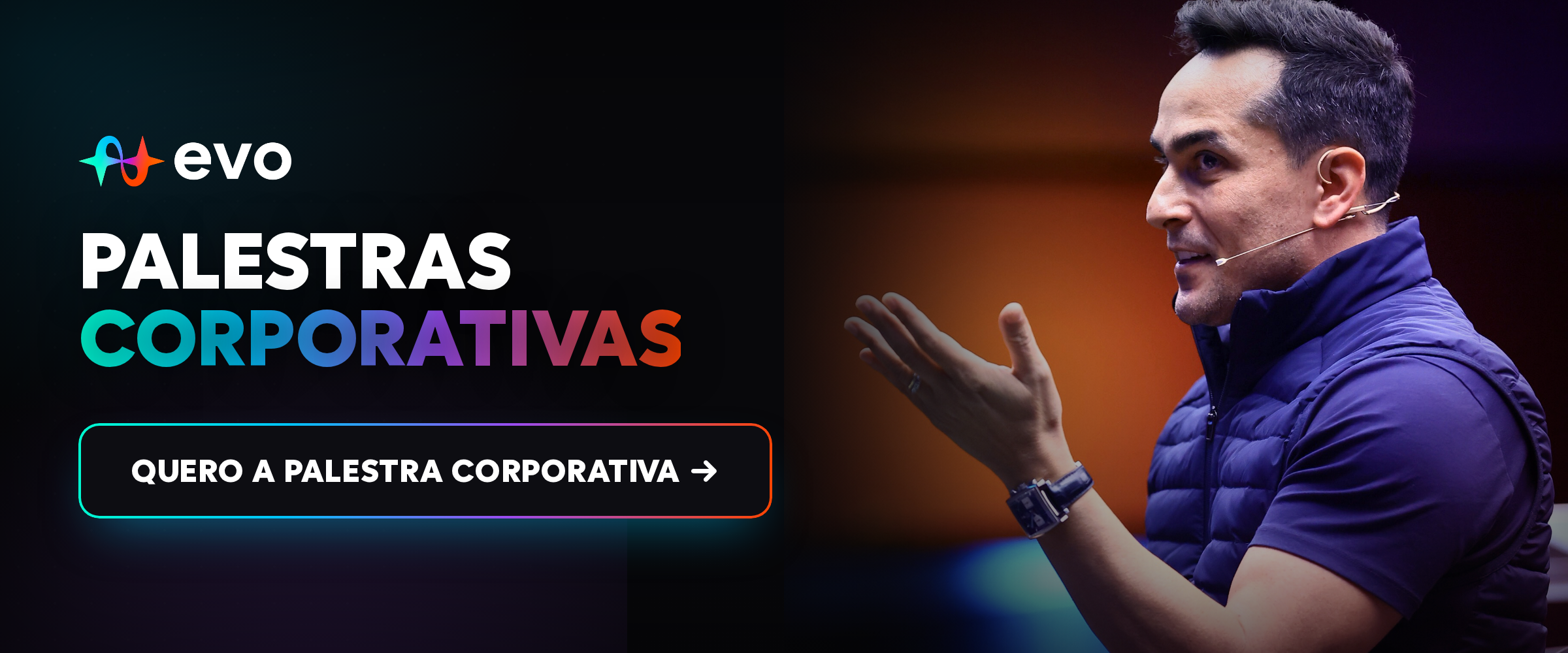 Palestras Corporativas — Alta performance para o seu time